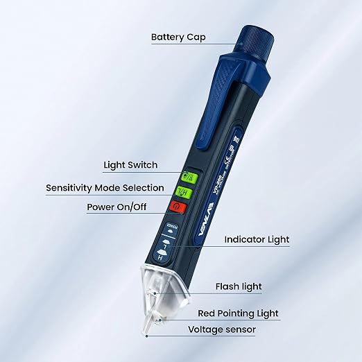 VENLAB Voltage Tester, Non Contact Voltage Detector, Circuit Tester Dual Range - Image 5