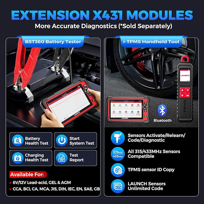 LAUNCH X431 CRP919E OBD2 Scanner, 2026 Bidirectional Scan Tool As CRP919EBT, ECU Code, 35+ Services, Active Test, All System Diagnose, CANFD & DOIP, FCA SGW, Android 10.0, 160+ Brands, 2 Year Update