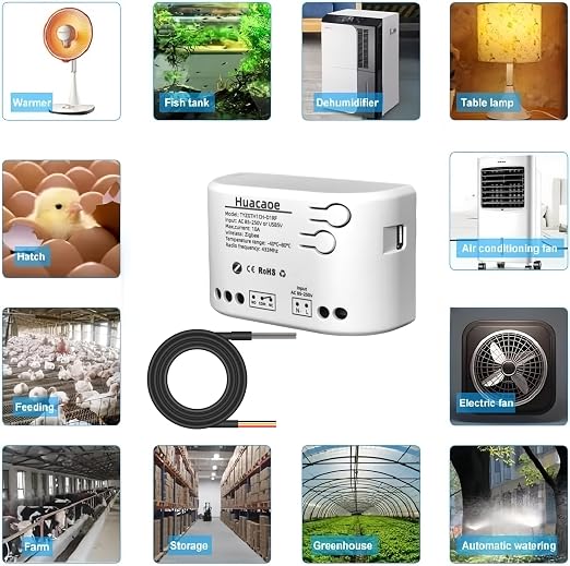 Zigbee 1CH 85-250VIntelligent Temperature Sensor, High Precision Waterproof - Image 5
