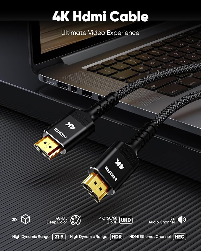 Highwings 4K HDMI Cable 8FT - Image 4