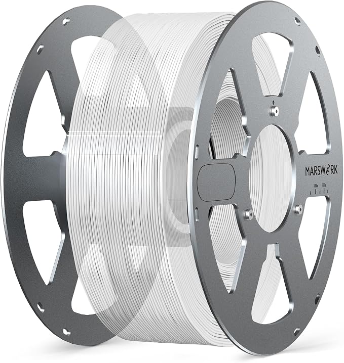 Aluminum Reusable Spool for Refill Filament, Durable Metal Design by MarsWork