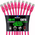 Maximm Cat 6 Ethernet Cable 40 ft by MaximmCable