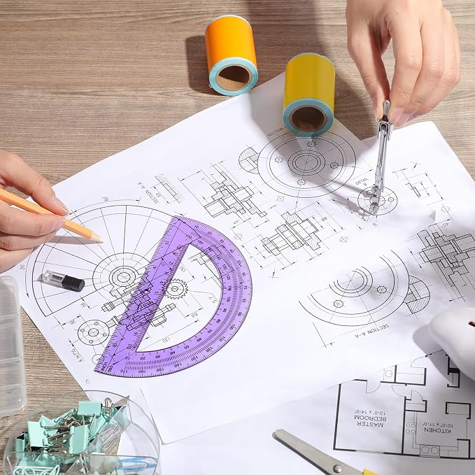 EBOOT Student Geometry Math Set, Drawing Compass and 6 Inch Swing Arm - Image 5