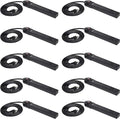 Amazon Basics Surge Protector Power Strip, 6-Outlet, 790 Joules, LED Indicator, 6ft Extension Cord, 10-Pack , Black