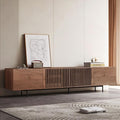 NessCarsti Mid Century Modern TV Stand for 70 Inch TVs, 70.87" Walnut Console with Ample Storage – Stylish Entertainment Center for Living Room or Bedroom