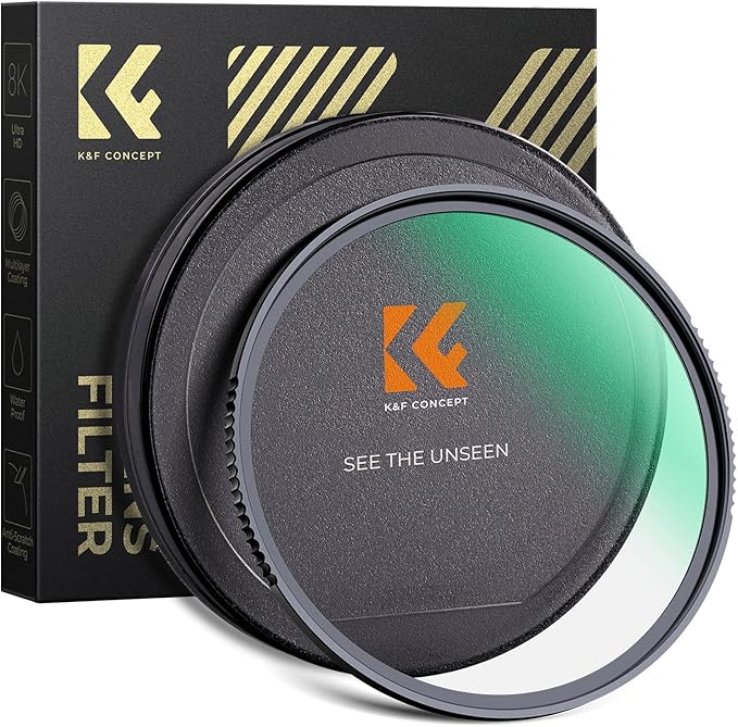 K&F CONCEPT 46mm MC UV Protection Filter Shockproof Tempered Optical Glass by KFCONCEPT