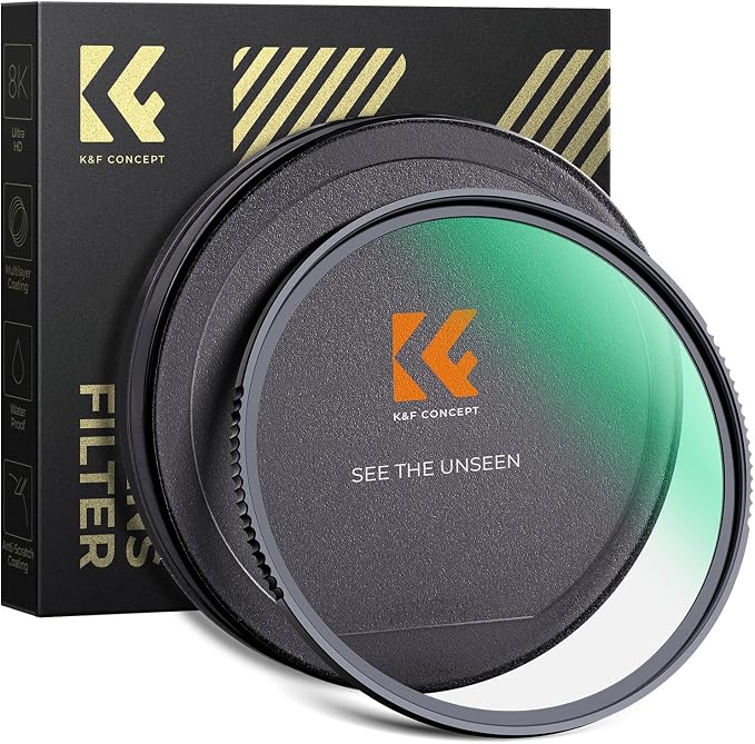 K&F CONCEPT 55mm MC UV Protection Filter Shockproof Tempered Optical Glass by KFCONCEPT