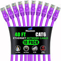Maximm Cat 6 Ethernet Cable 40 ft by MaximmCable