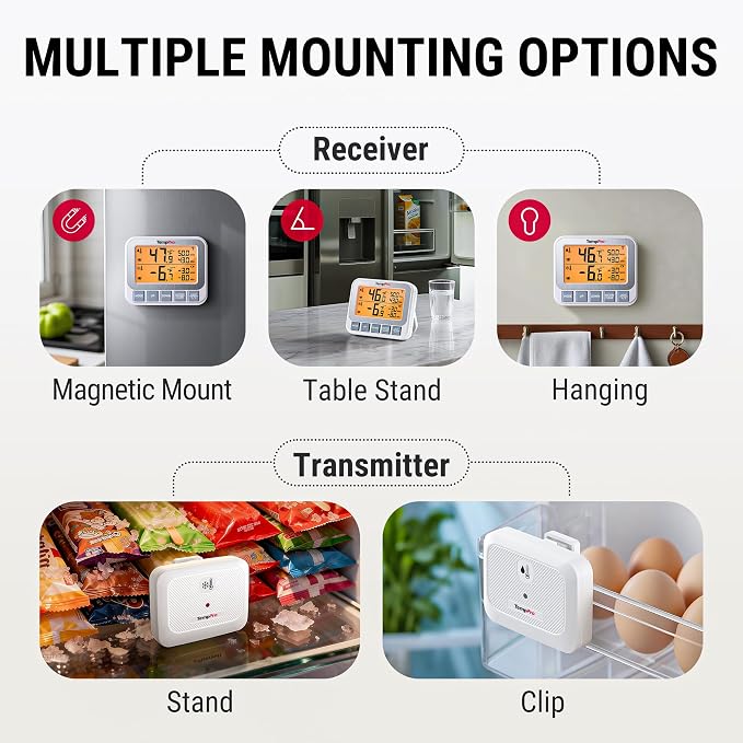 TempPro Wireless Freezer Fridge Thermometer - Image 8
