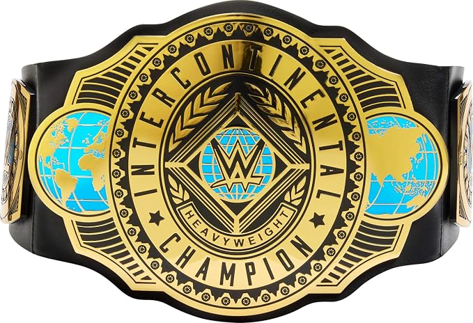 Mattel WWE Championship Title, Intercontinental Champion, Kid-Sized Belt - Image 3