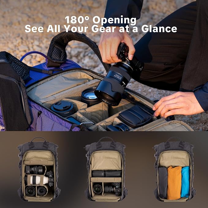 PGYTECH OnePro Ultralight Camera Backpack, Expandable Camera Bag 40L - Image 7