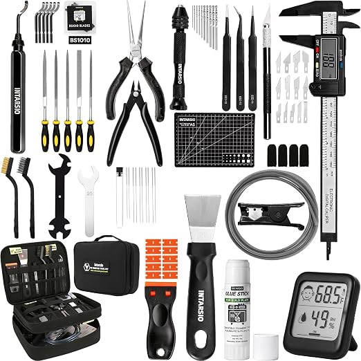 76pcs 3D Printer Tools Kit by INTARSIO3D