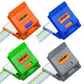 A-07 4PCS Equipped with 40 Replacement cores Fiber Optic Cleaning Wipe by FiberOpticTools
