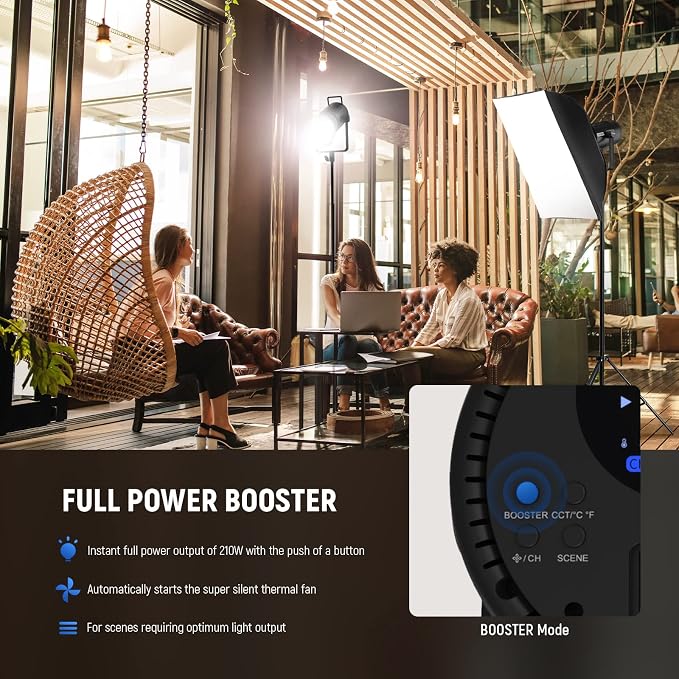 NEEWER CB200 210W LED Video Light - Image 6