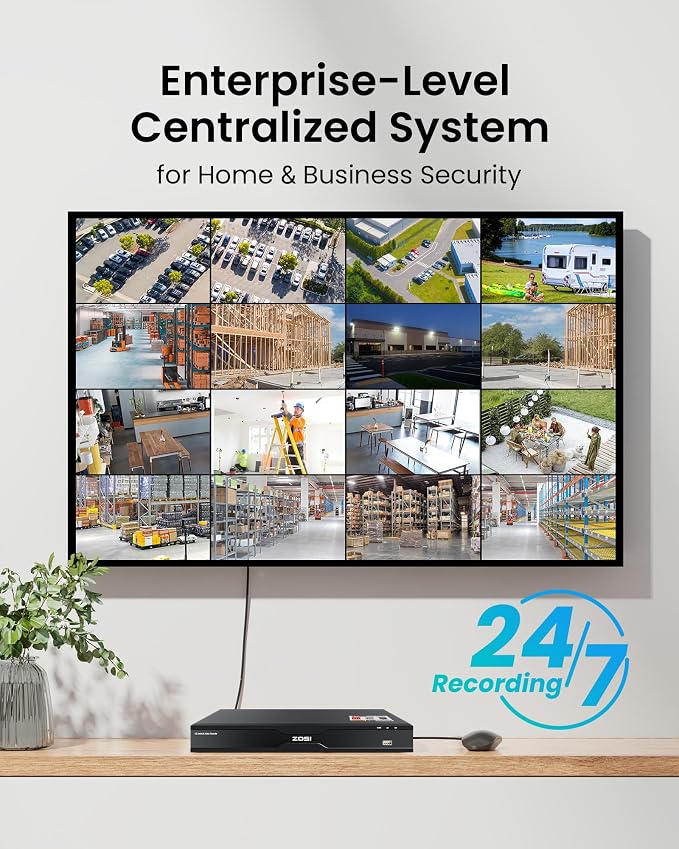 ZOSI 32CH 4K PoE Security Camera System, Face Person Vehicle Detection - Image 6