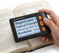 3.5" Portable Digital Magnifier, 2X-25X Zoom by Unknown