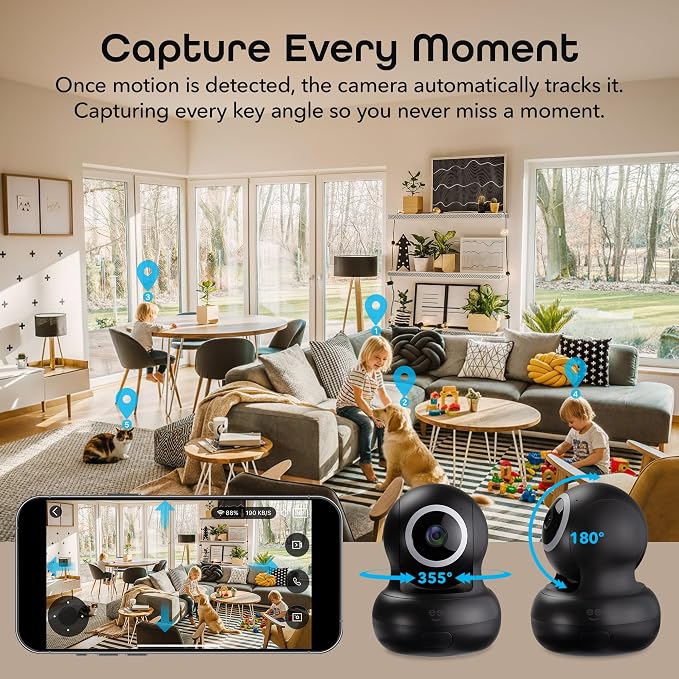 Geeni Sentinel Smart 2K Indoor Security Camera - Image 4