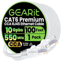 GEARit Cat 6 Ethernet Cable CCA LAN Network Cord, Network Cable by GEARit
