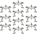 OmyLens 10Pcs Silver Crystal Ball Stand for Displaying Crystal Glass and Natural Rocks, Sphere Display Holder, for 40mm-80mm Sphere or Stone