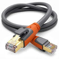 Cat 8 Ethernet Cable 10ft, High Speed LAN Cables 40Gbps 2000MHz Shielded by Plusivo