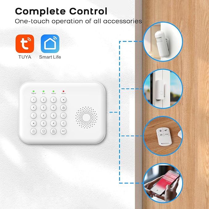 Alarm System for Home Security, WiFi/4G Home Security System Wireless - Image 2