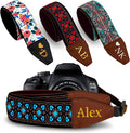 Art Tribute Custom Camera Strap Vintage Blue by ArtTribute