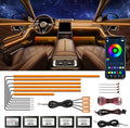 Acrylic Interior Car Lights, Car Accessories 14 in 1 Car LED Strip Lights by WEBUPAR