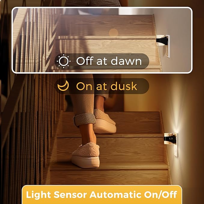 L LOHAS LED Night Light, RGB Bubble Night Lights Plug into Wall, 10-Color Change Night Light,Dimmable Nightlights with Dusk to Dawn Sensor for Rooms Bathroom Hallway