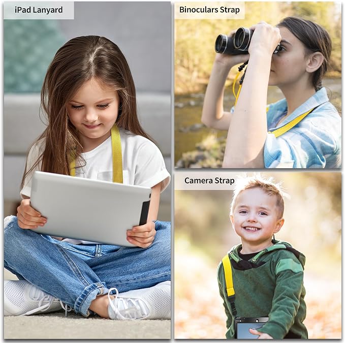 FIEIL 5 Pack Nylon iPad Strap, Adjustable Camera Neck Strap, Comfortable - Image 3