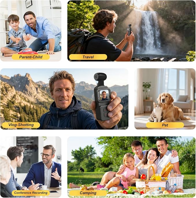 5K Pocket Vlogging Camera Body Camera - Image 7