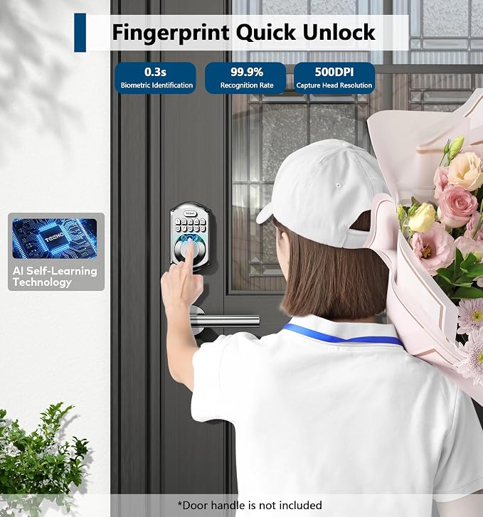 TEEHO TE002 Fingerprint Door Lock - Image 3