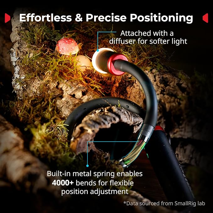 SmallRig RM 03 Macro Photography LED Light, Adjustable Beam Angle, 5 Colors - Image 6