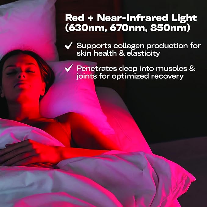 EMR-TEK Firewave Pro 300W | Red & Near-Infrared Light Therapy for Face & Body, Red (630nm 670nm) & Near-Infrared (850nm) | Modular, High-Powered LED Panel | At-Home Skincare, Wellness & Full-Body Use