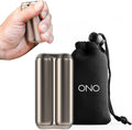 ONO Roller - Handheld Fidget Toy for Adults | Help Relieve Stress, Anxiety, Tension | Promotes Focus, Clarity | Compact, Portable Design (Titanium, Junior Size - Titanium)