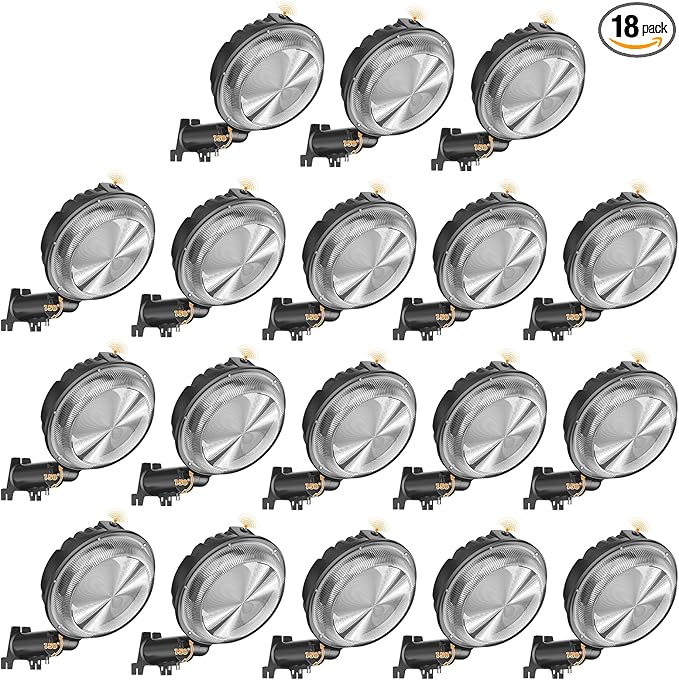 AIKVSXER 200W LED Barn Light 30000LM Dusk to Dawn LED Outdoor Area Security Light with Photocell IP66 Waterproof 6500K Daylight for Yard Street Farm Garden Garage 18 Pack