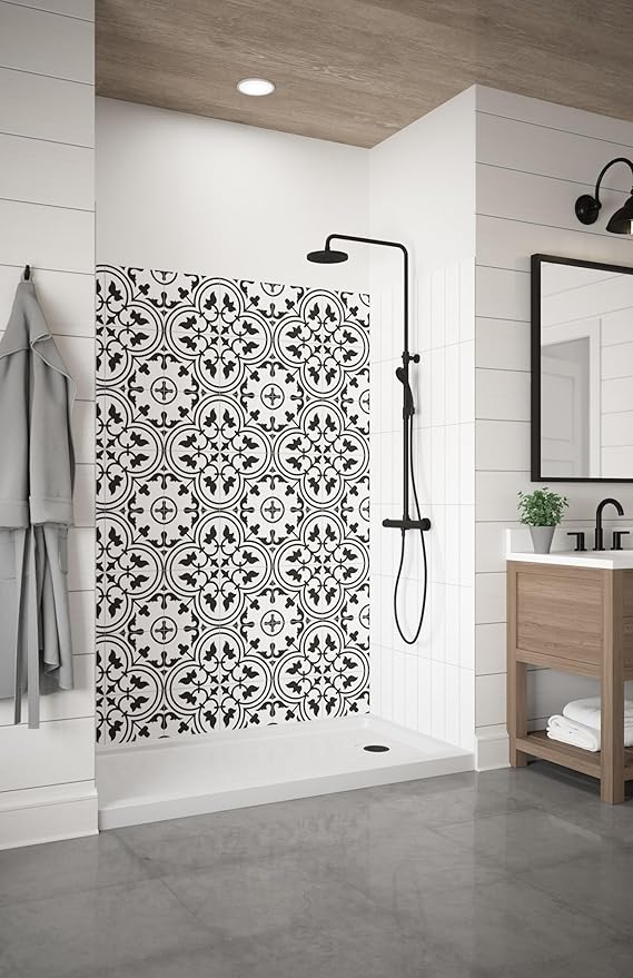 Miseno MSW786036 Readyset 78" X 60" X 36" Five Panel Alcove Shower Wall Kit