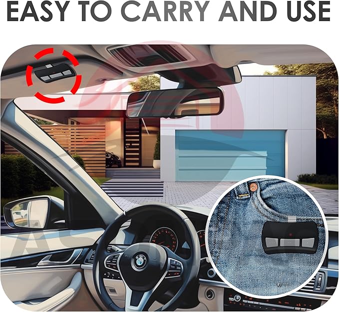 2X Genie Garage Door Opener Remote GITR-3 OCDTR-3 IntelliCode【10-Year-Warranty】