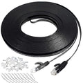 DAYEDZ Ethernet Cable 100 ft, Cat 6 High Speed Computer Network Flat Cord by DAYEDZ