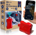 Instant Kini Safe Alert Wi-Fi Motion Sensor Alarm - Real-time SMS, Email, IFTTT - Great for Gun Safes, Cabinets, Home, Office - Easy Install, No Subscription, Long Lasting Rechargeable Battery