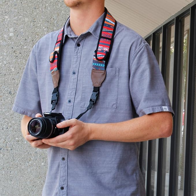 USA Gear TrueSHOT Camera Strap Neoprene Camera Straps - Image 6