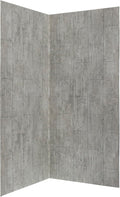 Palisade 78in x 36in x 36in Waterproof Vinyl Corner Shower Surround Kit with Accessories in Urban Coast