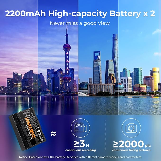 K&F Concept NP-W235 Battery Charger Set - Image 2