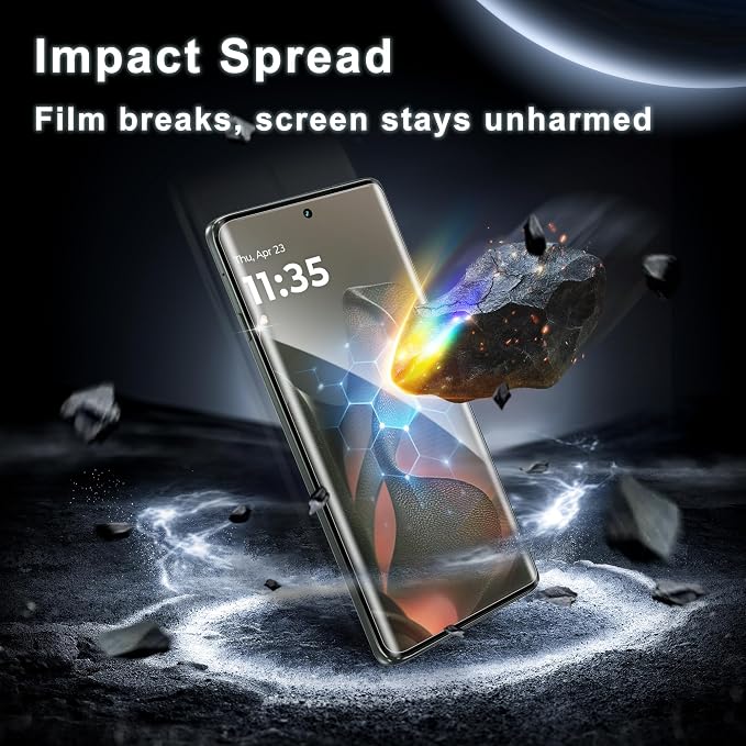 2+2 Pack for Motorola Edge 2025 Screen Protector and Camera Protectors - Image 3