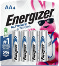 Energizer Ultimate Lithium AA Batteries, 1.5V Lithium Double A Batteries by Energizer