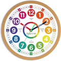 Roymnie12 Inch Wall Clock for Kids Learning to Tell Time Easily Analog Non by Unknown