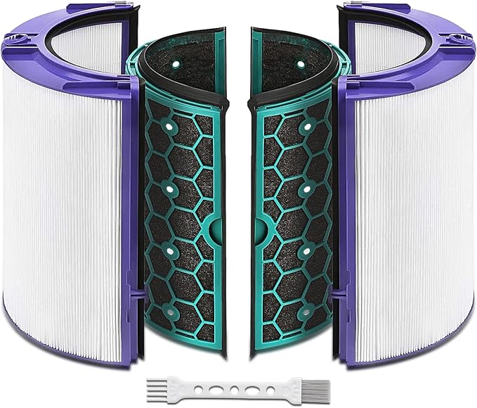 Katerelis Replacement True Filter for Dyson TP04 TP06 TP07 TP09 TP10 HP04 HP06 HP07 HP09 HP10 PH01 PH02 PH04, Fan Sealed Two Stage 360 System Pure Cool - Activated Carbon
