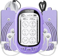 Dual Channel TENS EMS Unit TENS & PMS Unit (Model: YF1503) (Purple)