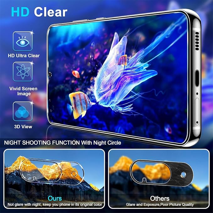 letosan 3 Pack for Google Pixel 10 Screen Protector Tempered Glass + 3 Pack - Image 3