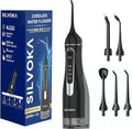 Water Flosser for Teeth, Cordless Oral Irrigator, Portable Dental Flosser with 300ML Tank, 4 Cleaning Modes, IPX7 Waterproof, Rechargeable Water Floss Pick for Braces, Gum Care & Travel