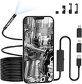 0.216 in Ultra-Thin Snake Inspection Borescope, Pancellent Type C Endoscope, Scope 1920P with 6 LED Lights for Android and iOS Smartphone, iPhone, iPad, Samsung (16.5FT)